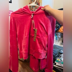 Pink Juicy Couture Velour Sweatsuit NWT